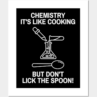 Chemist Science cooking humor Chemistry Posters and Art